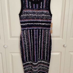 RACHEL Rachael Roy Storm Stripe Dress  NWT